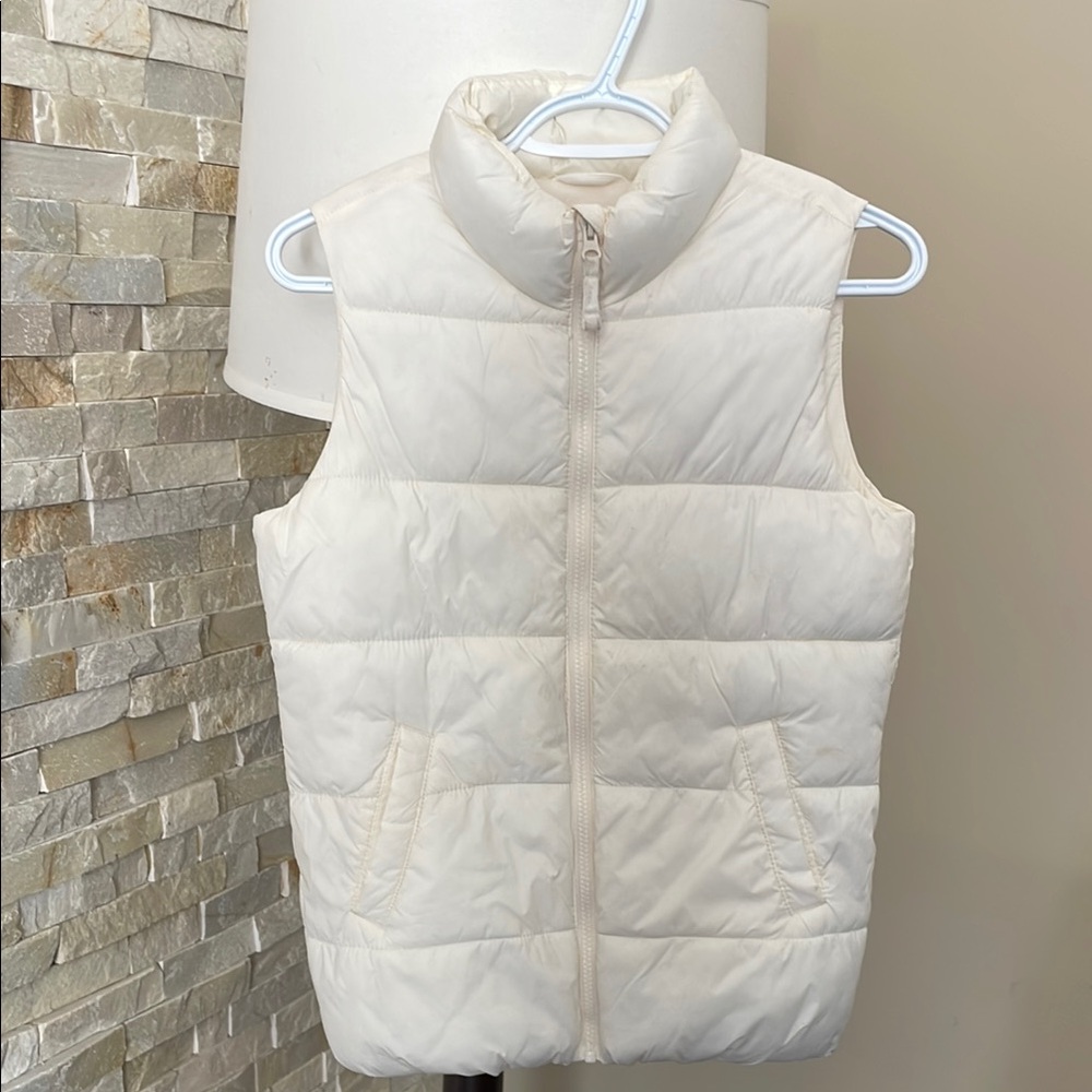 White Puffer Vest
